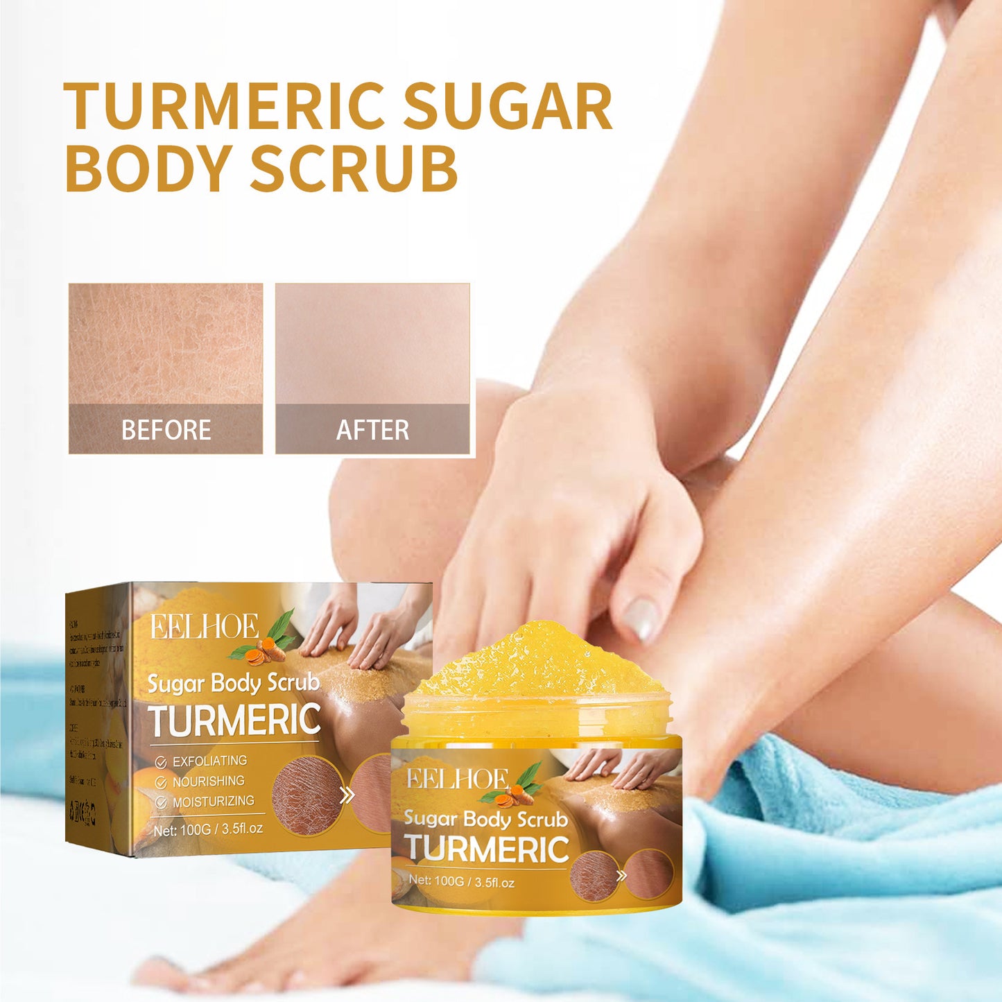 Turmeric Sugar Scrub 