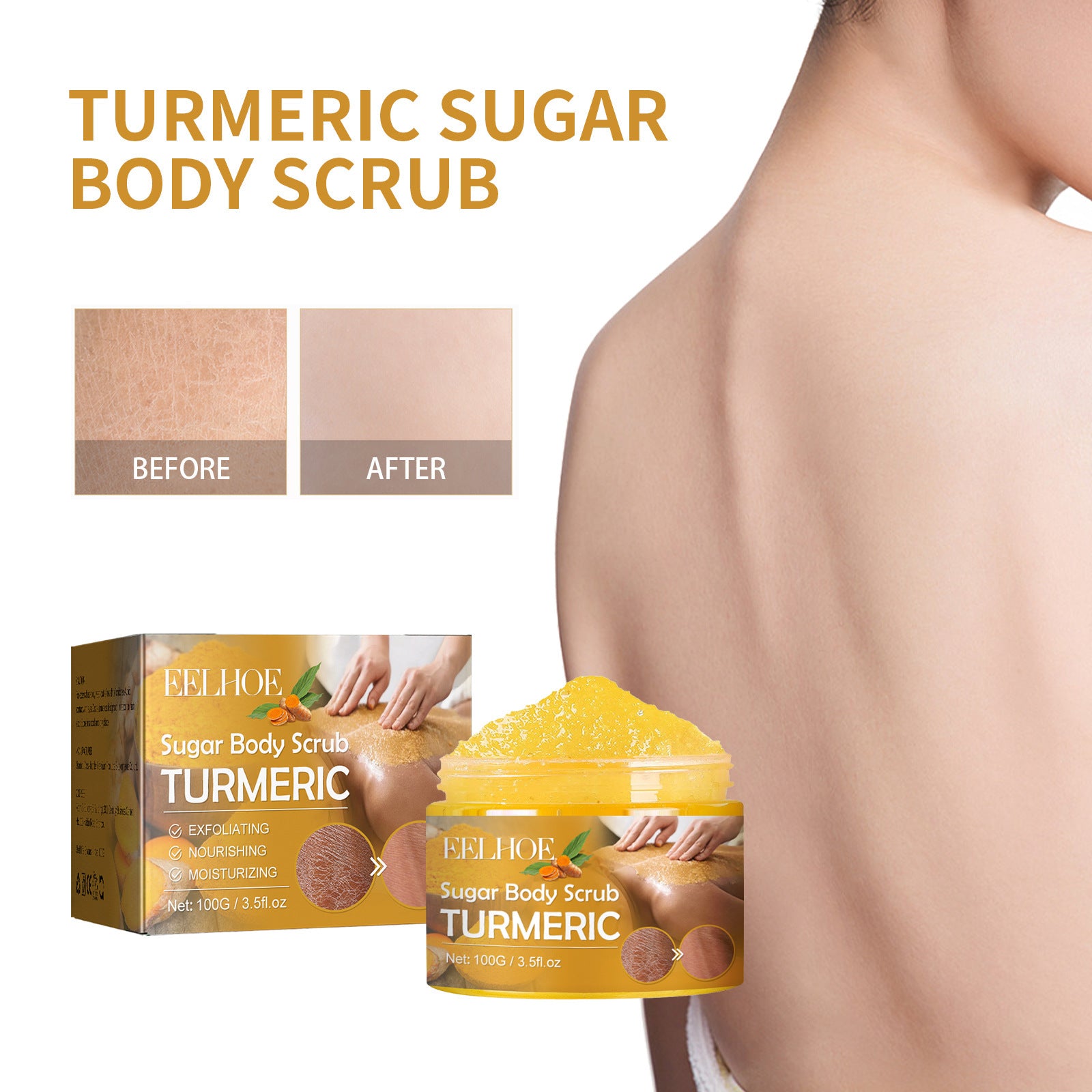 Turmeric Sugar Scrub 